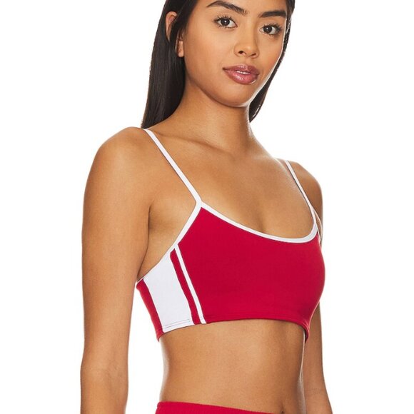 ALO Yoga Other - Alo Yoga Airlift Car Club Cami Sports Bra - Contrast Red and White Small $64
